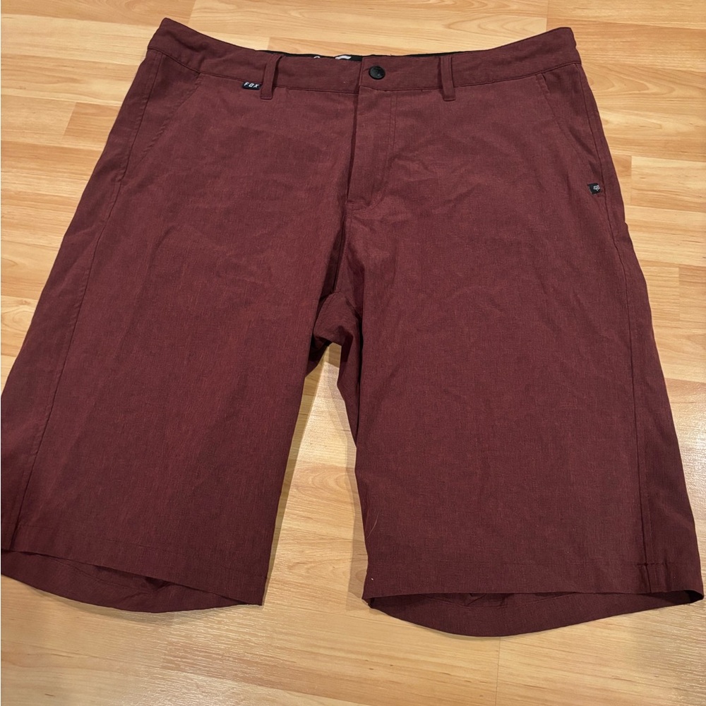 Men's Fox Racing Shorts -Burgundy /‎ Maroon